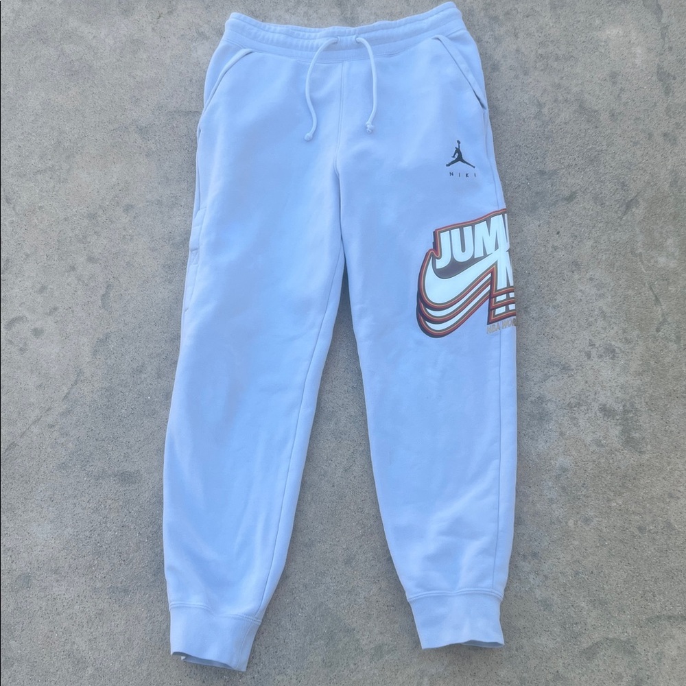 Nike Jordan Beige Jump Man Jogger Sweatpants Men's Size S